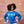 Load image into Gallery viewer, Gilbert Hall Branded Blue + White BIG BLUE Crew Neck Sweater

